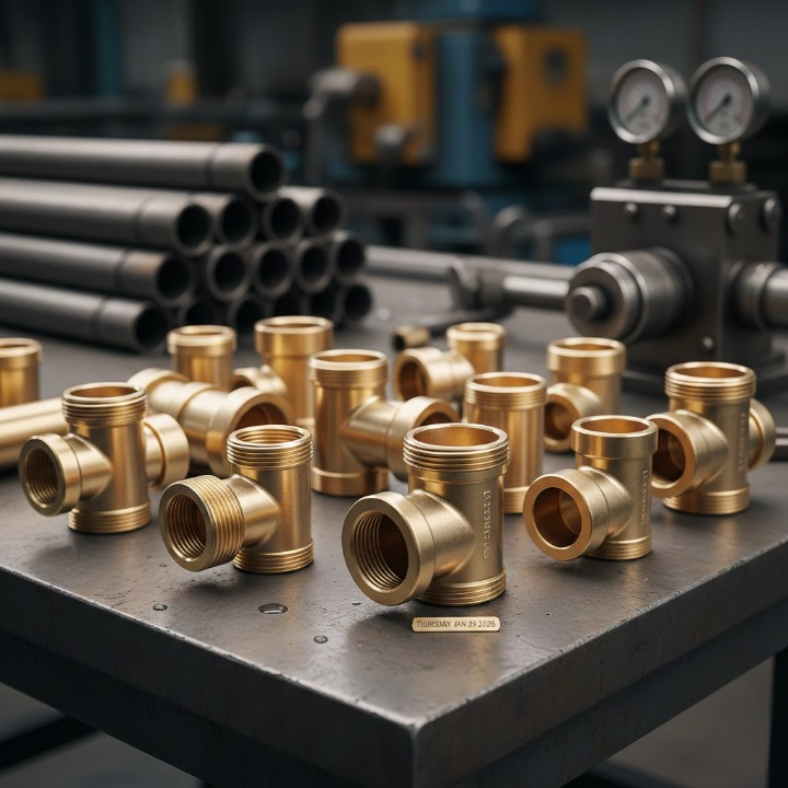 Brass Fitting Parts For Industrial Use