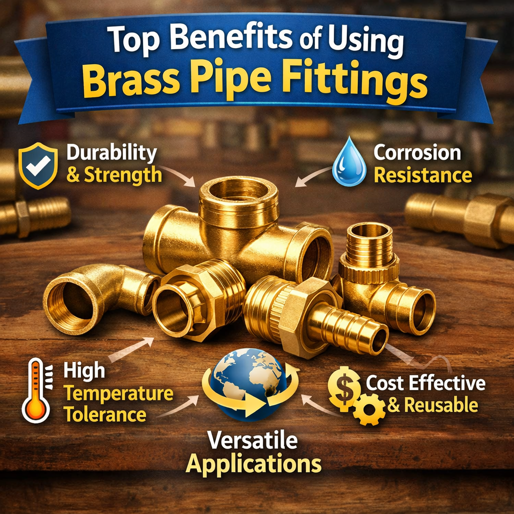 Top Benefits of Using Brass Pipe Fittings